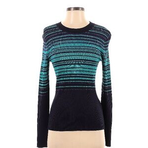 Boss Blue and Black Striped Sweater